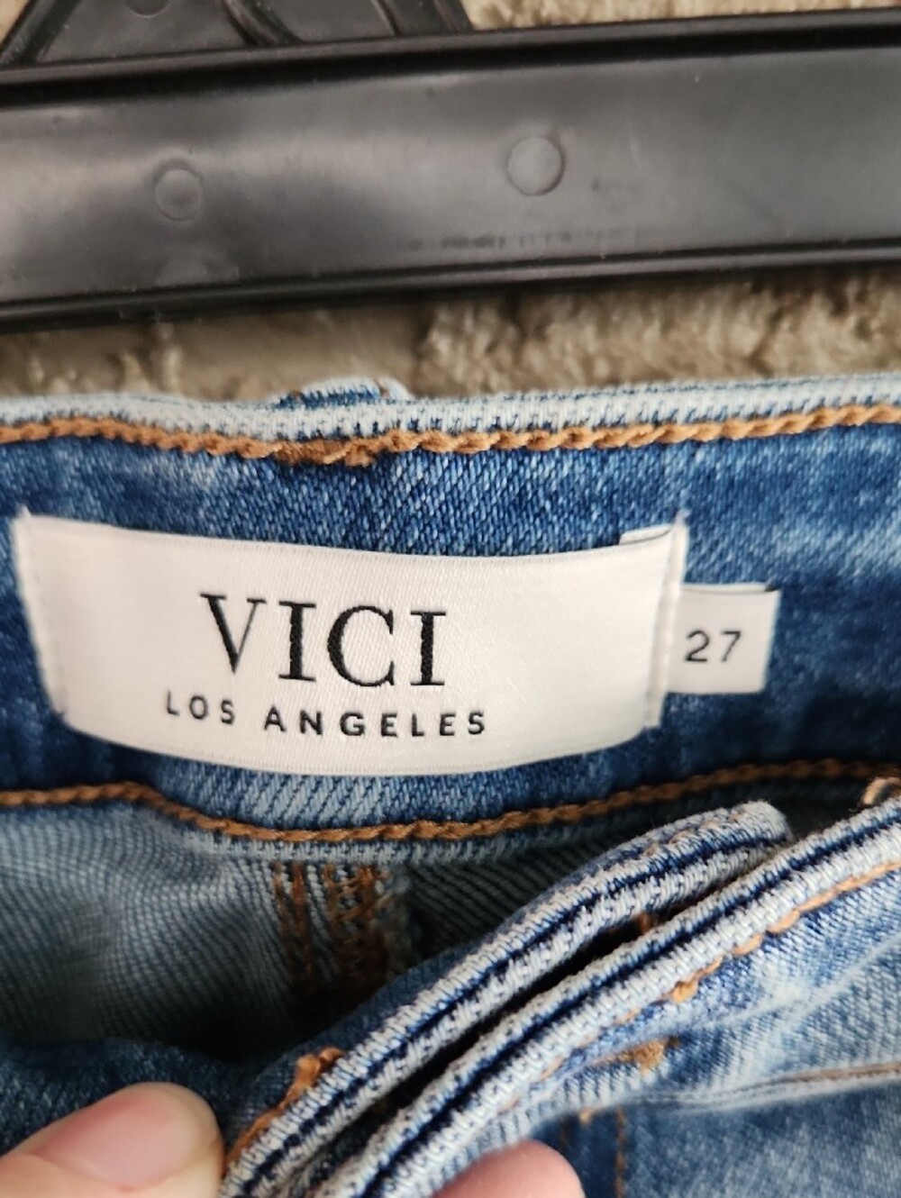 NWT Vici Casual Times Super Stretch High Rise Flare Cropped Jeans - Picture 3 of 8
